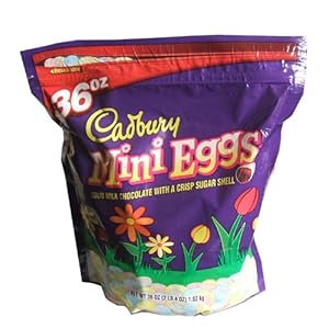 Cadbury Easter Candy Coated Mini Eggs, 36 Ounce Bag