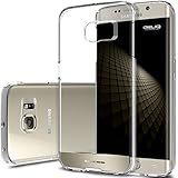 Samsung Galaxy S6 Edge Case, Obliq [NaKED SHIELD][Gold Platinum] Slim Sturdy TPU Shock Scratch Drop Resistant Protective Clear Hard Thin Cute Case Cover