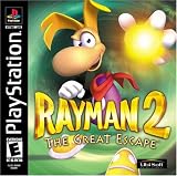 RAYMAN 2 THE GREAT ESCAPE VIDEO GAME (SONY PLAYSTATION C-ROM VIDEO GAME VERSION)