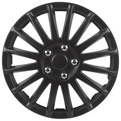Unitec 75175 Premium- Radzierblenden 4er- Satz Suzuka, schwarz 38,1 cm (15 Zoll)
