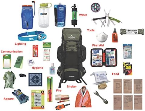 Companion Emergency Kit Bag / Bug Out Bag / Survival Kit / Earthquake Kit