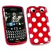 FLASH SUPERSTORE BLACKBERRY 9700 / 9780 BOLD POLKA DOTS GEL SKIN COVER/CASE RED