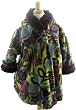Corky And Company Girls Winter Coat Kiwi Modern Love Wrap Swing