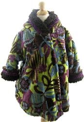 Corky And Company Girls Winter Coat Kiwi Modern Love Wrap Swing