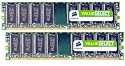 Corsair (VS2GBKIT400C3) 2GB (2x1GB) DDR 400MHz/PC3200 Memory non-ECC Unbuffered CL3 - Lifetime Warranty