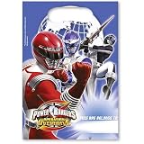 Power Ranger Party Loot Bags - 6 Power Rangers party napkins / serviettesIMAGE