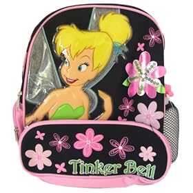 Disney kids size backpack – Fairy Tinker Bell Backpack for girls