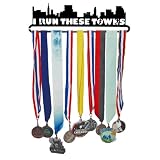 I RUN THESE TOWNS MedalART Race Medal Hanger