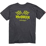 Troy Lee Designs Sponsored Slim Fit Men's Short-Sleeve Casual Wear T-Shirt/Tee - Charcoal Heather / Medium