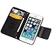 Lowpricenice(TM)for iPhone 5 / iPhone 5S Fresh Cute Flip Wallet Leather Case Cover+Case Bag Straps