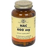NAC 600 mg (N-Acetyl-L-Cysteine), 120 Vegetable Capsules, Solgar