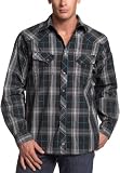 Dickies Men's Long Sleeve Washed Poplin Dobby Shirt