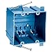 Thomas & Betts SN-241-FS Switch/Outlet Box, 2-Gang, Depth: 3-5/8", Nail-On, Non-Metallic