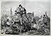 1859 FAIR SEVILLE MAN WOMAN HORSE SHEEP DOG ANSDELL