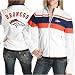 Denver Bronco Jackets : Denver Bronco Ladies White Rhinestone Full Zip Jacket
