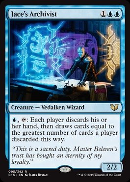 Magic The Gathering - Jace's Archivist (095/342) - Commander 2015