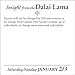 Insight from the Dalai Lama 2016 Day-to-Day Calendar