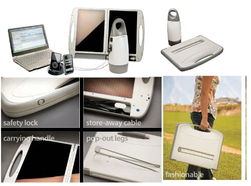 Gobe Solar Briefcase Made By the Makers of Cricut