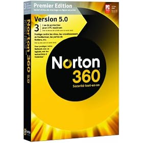Norton 360� V.5 Premier 25 Go (3 postes, 1 an)