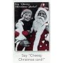 Holiday Spice Humorous Christmas Cards - Say "Cheesy Christmas photo! Set of 18
