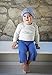 L'ovedbaby Unisex-Baby Newborn Organic Lounge Pants, Slate, 0-3 Months