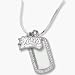 Philadelphia 76ers 3/8 Logo on Sterling Silver Mini Dog Tag Necklace