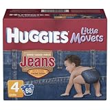Huggies Little Movers Jean Diapers, Size 4,... by Huggies
