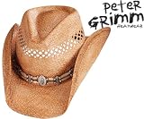 Peter Grimm - Drifters Tea Stained Cowboy BACKYARD Style Hat