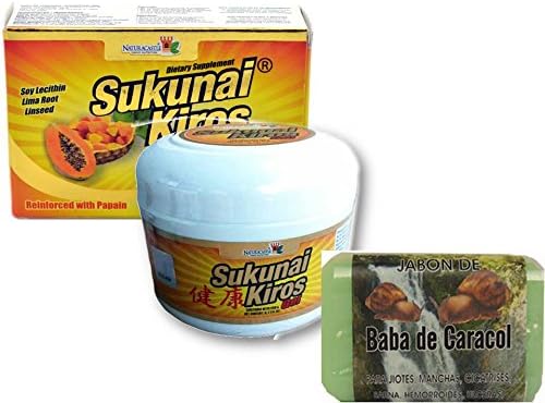 Sukunai Kiros Max,sukunai Kiros Gel,jabon Baba De Caracolscars, Acne and Stretch Marks the Loss of Tissue Elasticity (Sagging),cleanses and Detoxifies