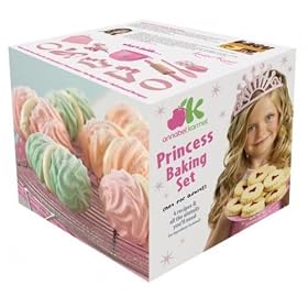 Annabel Karmel Princess Baking Set - Children's cooking set - apron, icing, cookie cutters etc
