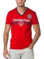 CANADIAN PEAK Camiseta Manga Corta Joga (Rojo)