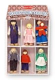 Toy - Melissa & Doug Wooden Family Doll Set