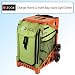 Zuca Sport Bundle With Orange Frame -SFORANGE & Sport Insert Bag Apple Light Green -SIBA122