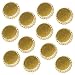 New Gold Crown Bottle Caps For Crafts, Scrapbooking, Jewelry (50 Pieces)