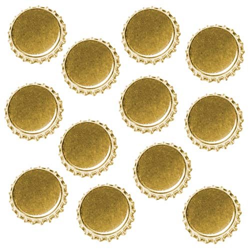 New Gold Crown Bottle Caps Craft Scrapbook Jewelry 