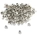 100 Leather Cord Ends Necklace Chain Jewelry Clasp Part
