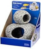 Penn Plax Hide-Away Stackable Stone Aquarium Ornaments, Pack of 2