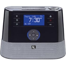 AR ARIR200 Tabletop Wi-Fi Internet Radio with Alarm (Black)