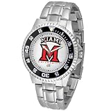 Miami Ohio Redhawks NCAA Competitor Mens Watch (Metal Band)