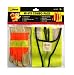 Cordova 19970C Hi-Vis Safety Vest and Leather Grain Driver, Brown, Large, Combo Pack