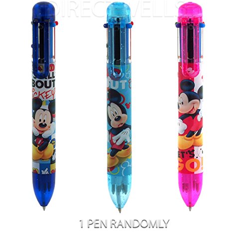 Disney Mickey Mouse Multi Colors Pen Randomly - 1 PEN ONLY