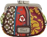Fossil Wallets - Printed Frame Coin (Color: Stripe)