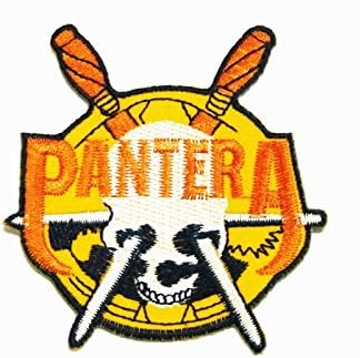 Pantera Patch Embroidered Iron on Hat Jacket Hoodie Backpack Ideal for Gift... By Sonata