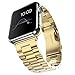 J&D [Luxury Series] 38mm Apple Watch Stainless Steel Replacement Strap with Metal Clasp Adapter for Apple Watch 38 mm Series 3 / 2 / 1