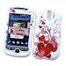 HTC myTouch 3G Slide / HTC Espresso Snap On Protector Hard Case "Red Hearts" Design