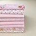 Cotton Fabric Quilt Fabric Fat Quarter Bundle Pink Floral Pattern Sewing Handmade Textile Fabric Material Color Pink