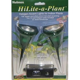 HiLite-A-Plant Halogen Accent Light for Plants - Auto On Off Sensor