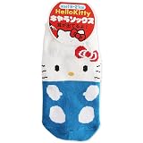 きゃらソックス (キッズ) ブルー キティフルボディ ハローキティ