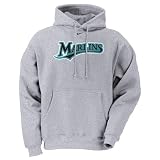 Nike Florida Marlins Ash Tackle Hoody Sweatshirt