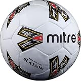 Mitre Elation 18p Football  - White  Size 5